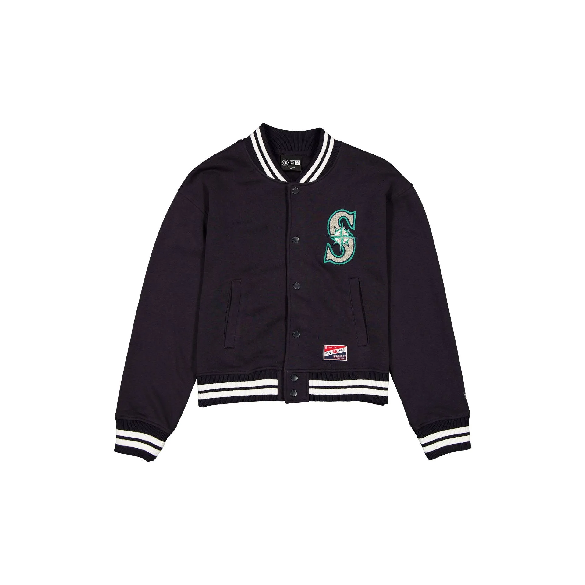 Seattle Mariners Throwback Women's Snap Front Jacket sold by New Era