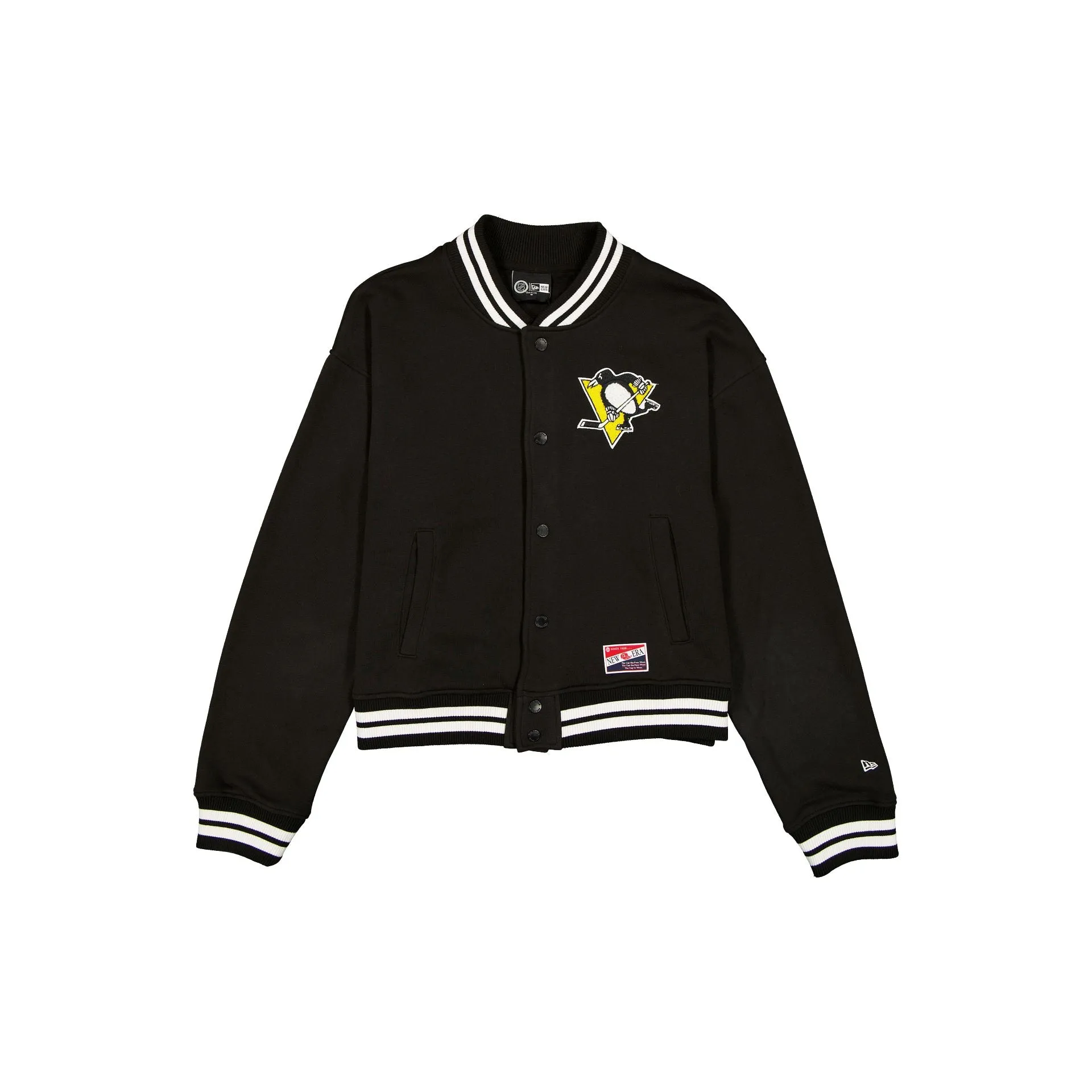 Pittsburgh Penguins Throwback Women's Snap Front Jacket sold by New Era
