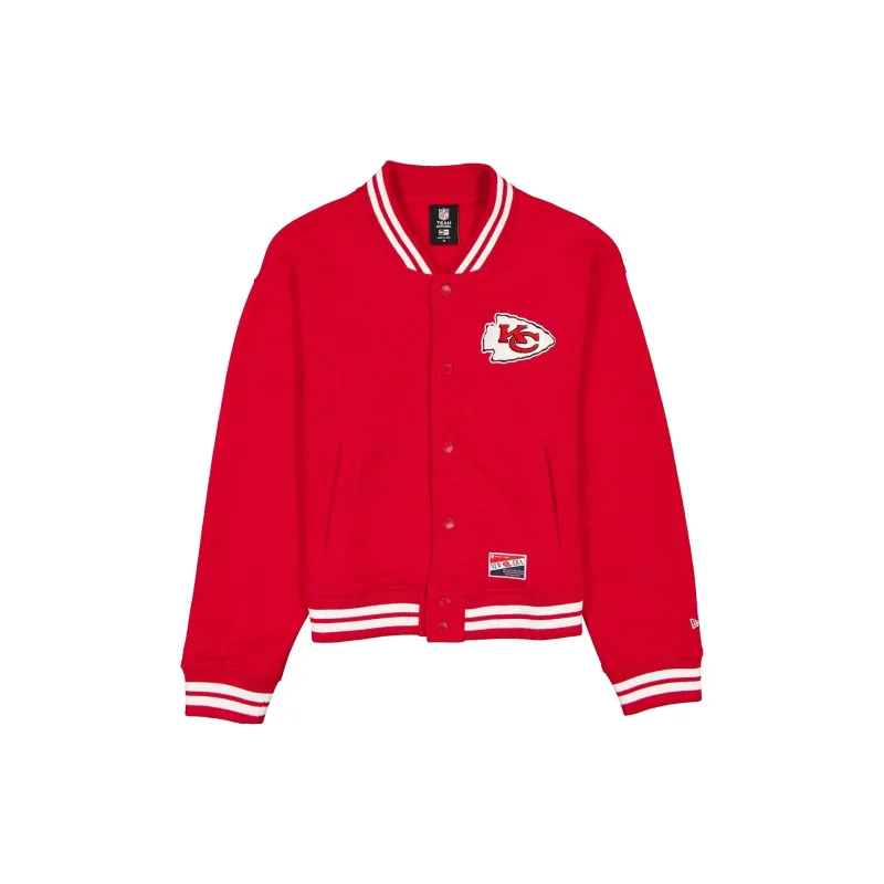 Kansas City Chiefs Throwback Women's Snap Front Jacket sold by New Era