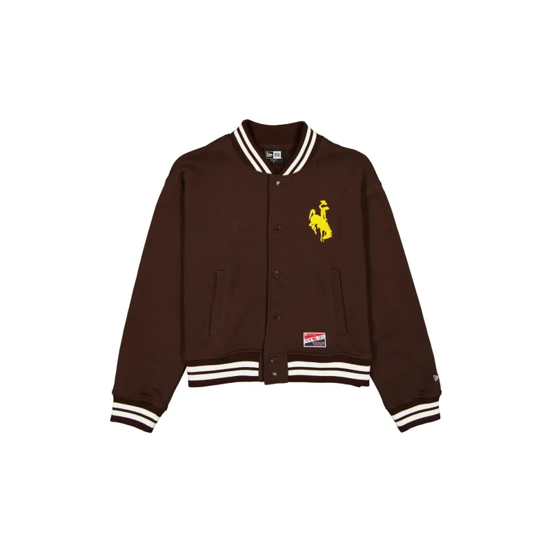 Wyoming Cowboys Throwback Women's Snap Front Jacket sold by New Era