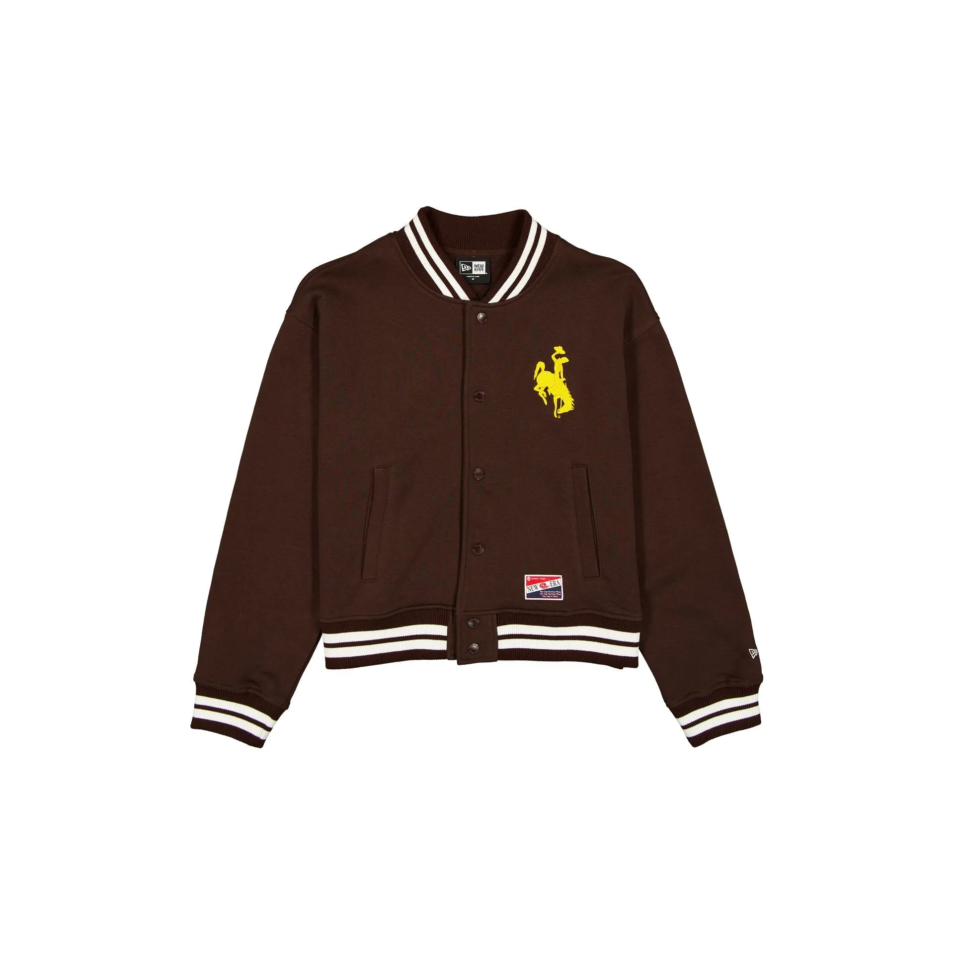 Wyoming Cowboys Throwback Women's Snap Front Jacket sold by New Era