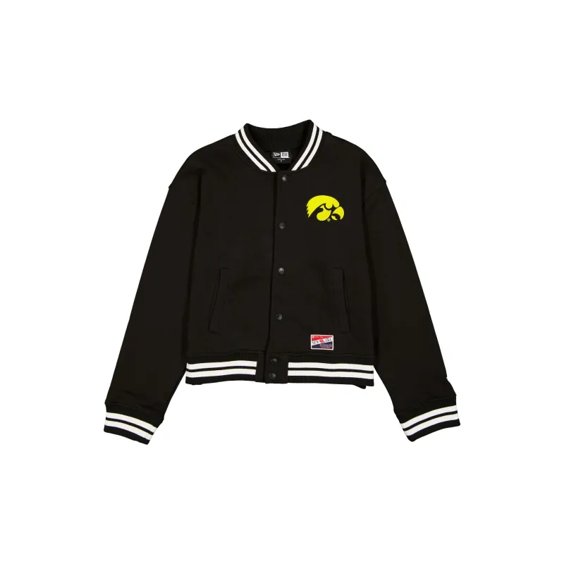 Iowa Hawkeyes Throwback Women's Snap Front Jacket sold by New Era
