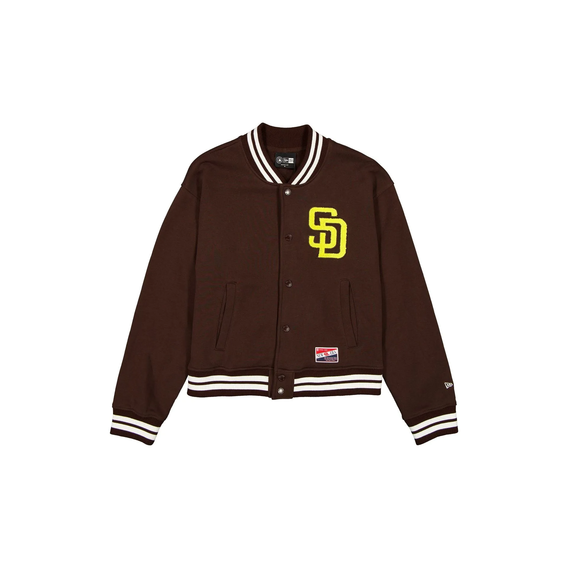 San Diego Padres Throwback Women's Snap Front Jacket sold by New Era