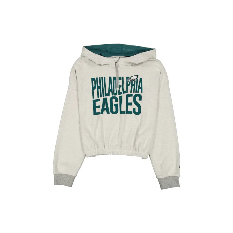 Philadelphia Eagles Sport Night Heather Gray Women's Hoodie sold by New Era