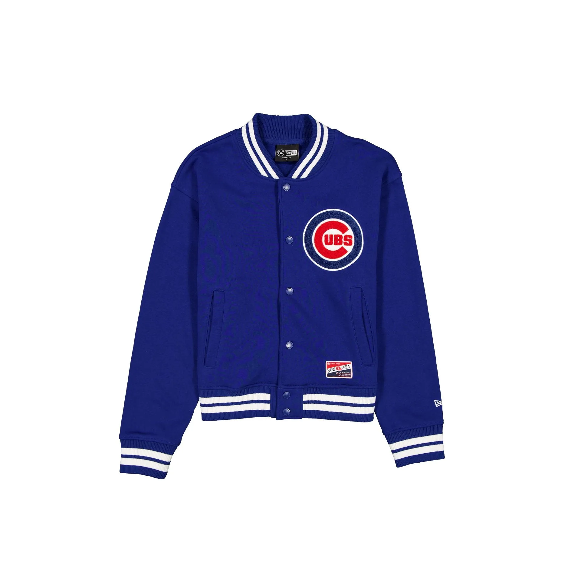 Chicago Cubs Throwback Women's Snap Front Jacket sold by New Era