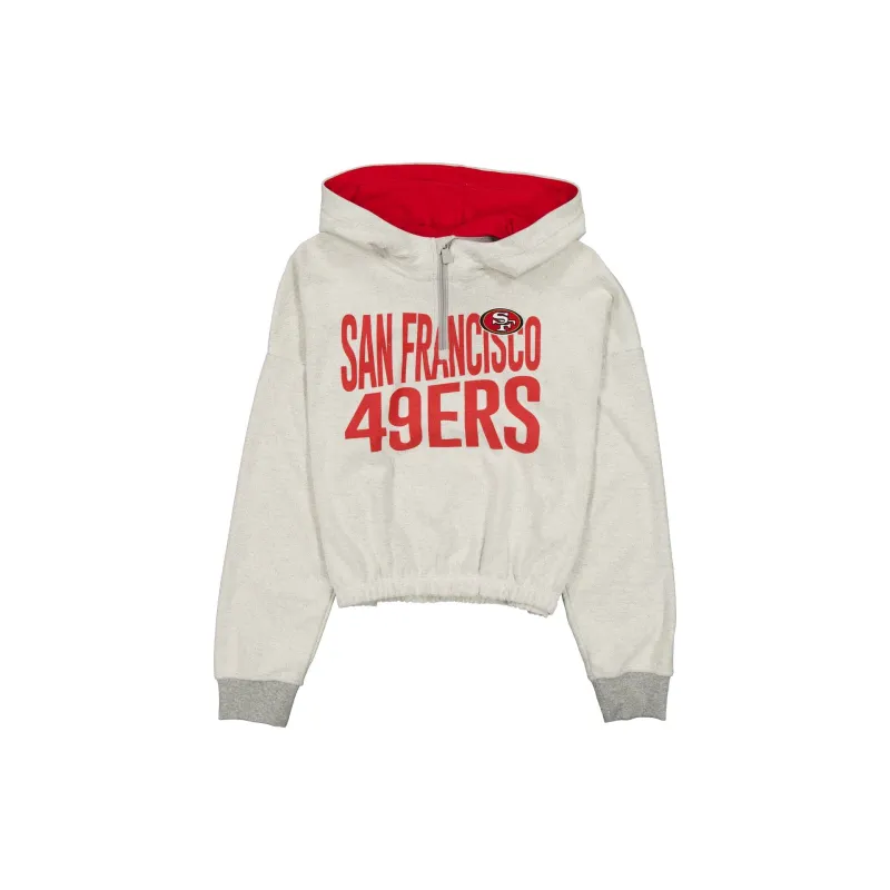San Francisco 49ers Sport Night Heather Gray Women's Hoodie sold by New Era
