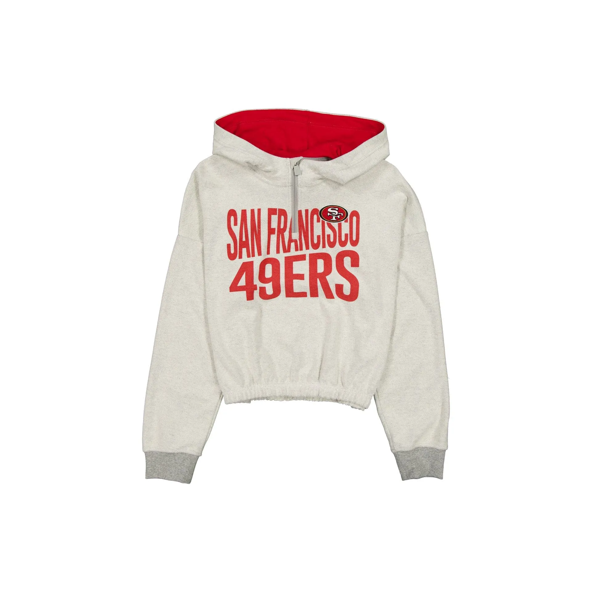 San Francisco 49ers Sport Night Heather Gray Women's Hoodie sold by New Era
