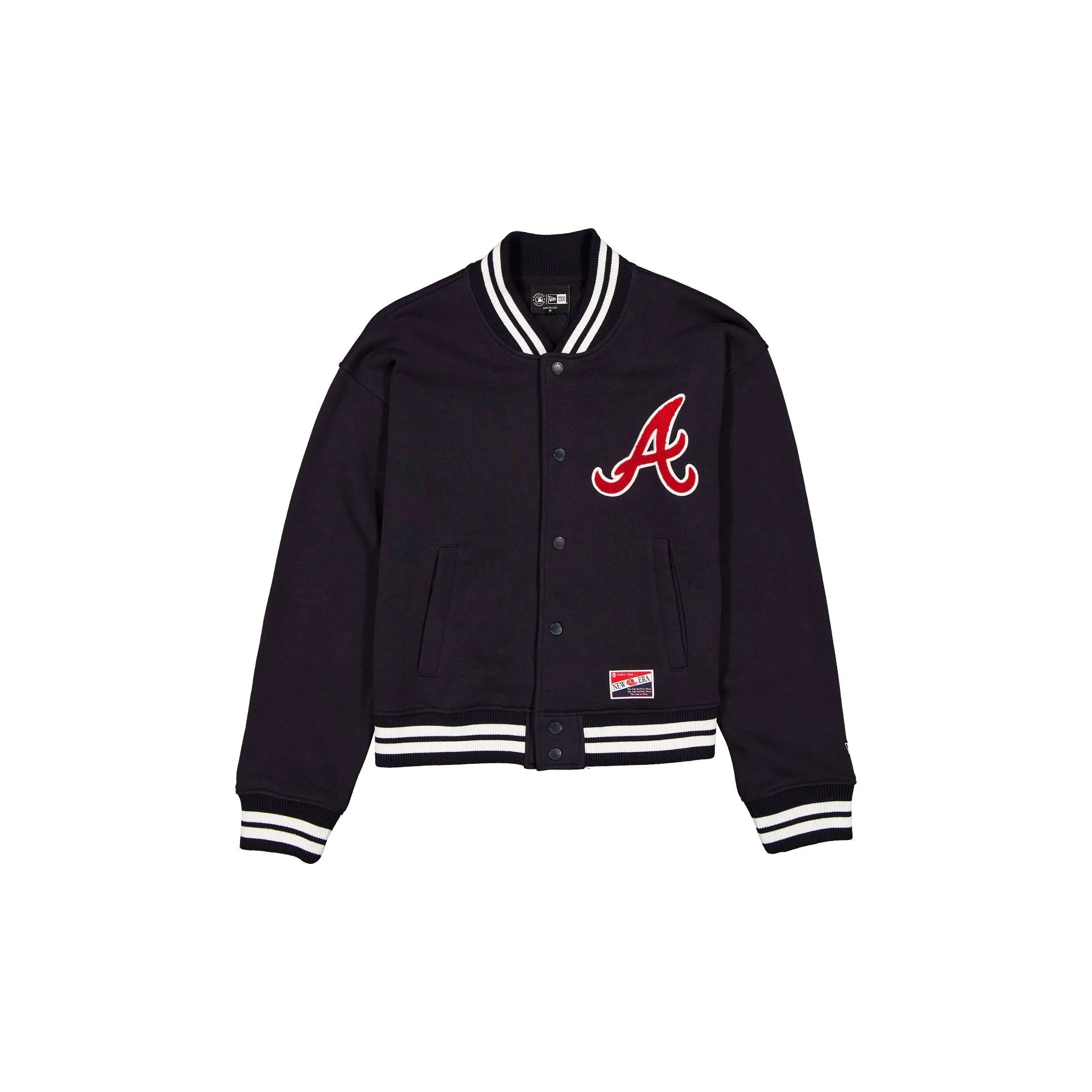 Atlanta Braves Throwback Women's Snap Front Jacket sold by New Era