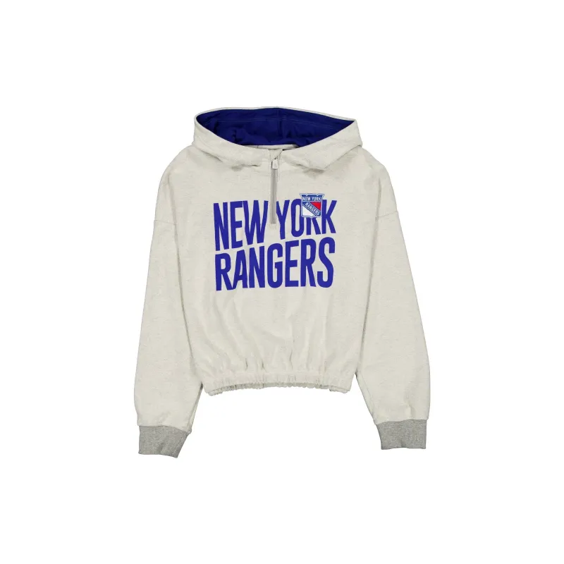 New York Rangers Sport Night Heather Gray Women's Hoodie sold by New Era