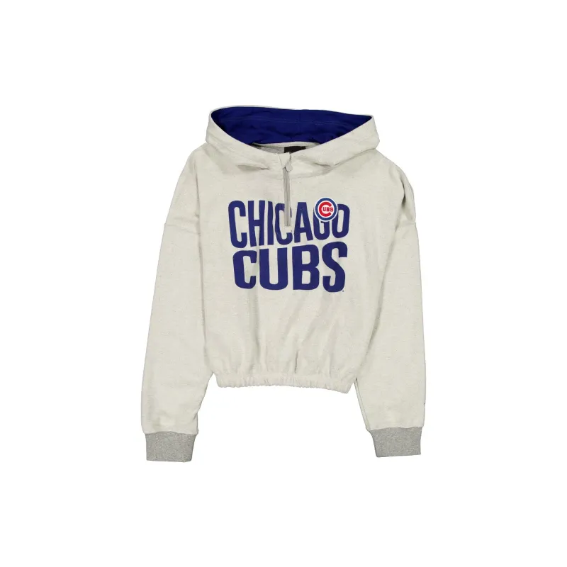 Chicago Cubs Sport Night Heather Gray Women's Hoodie sold by New Era