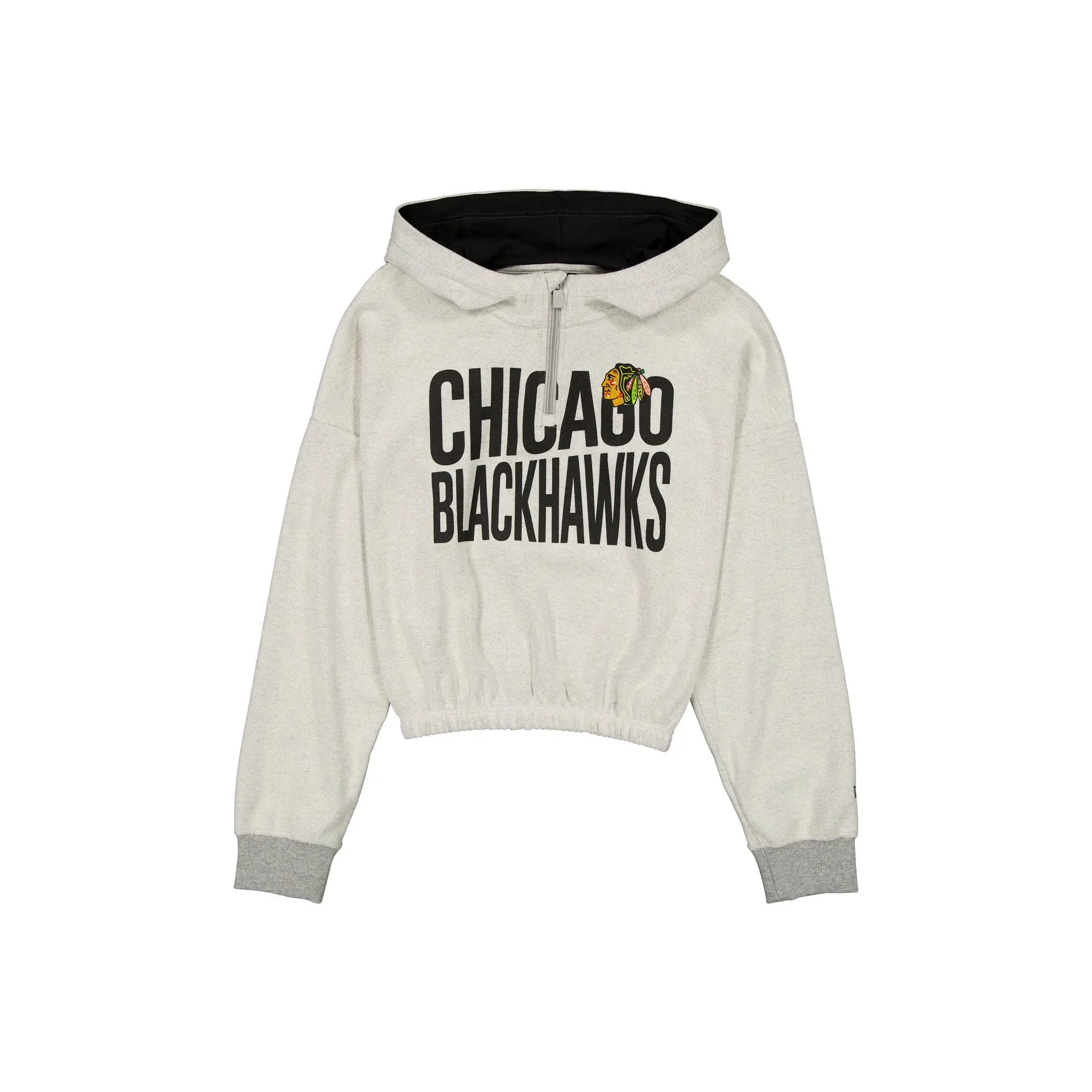 Chicago Blackhawks Sport Night Heather Gray Women's Hoodie sold by New Era