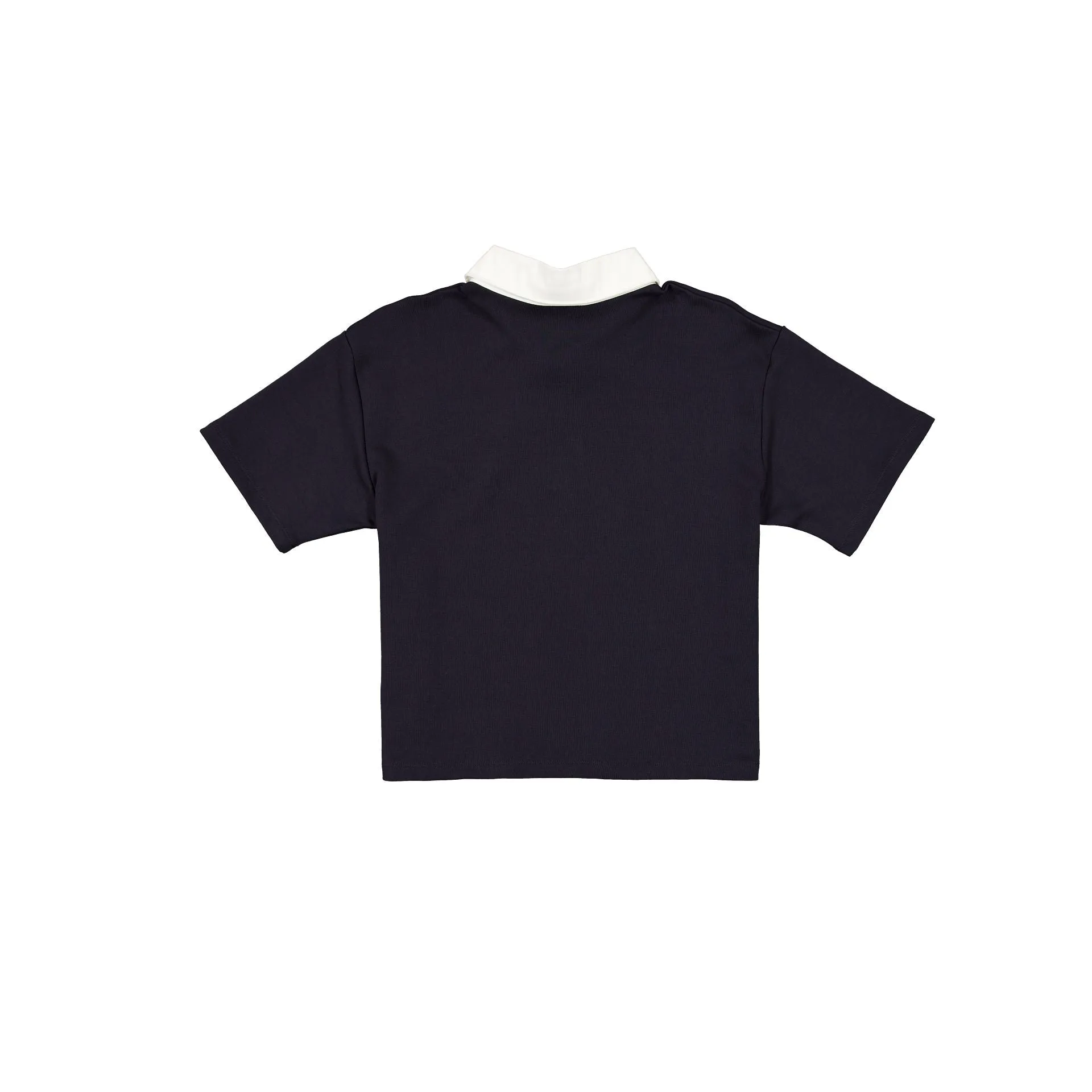 Atlanta Braves Throwback Women's Cropped Polo sold by New Era product image thumbnail 2