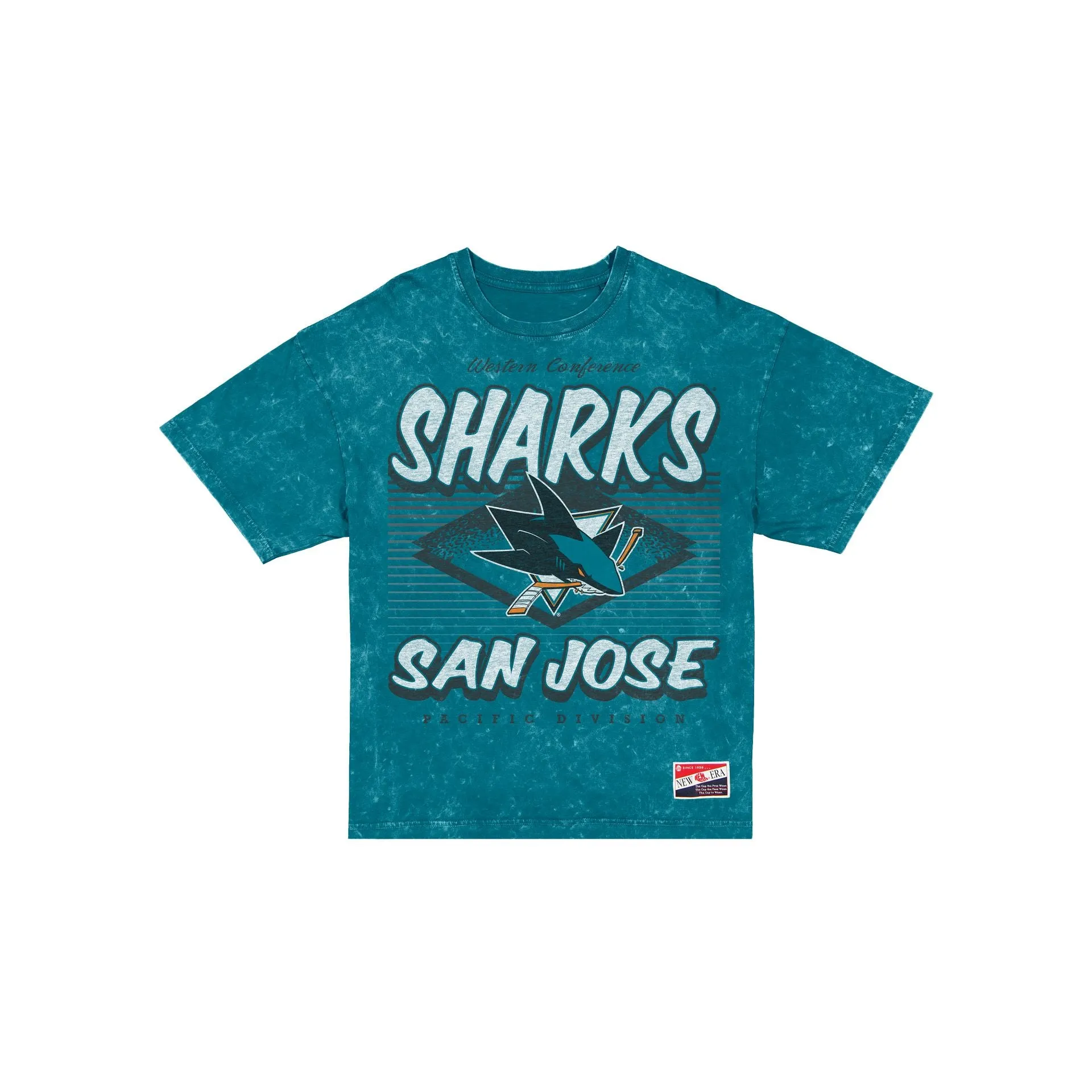 San Jose Sharks Throwback Classic Women's T-Shirt sold by New Era