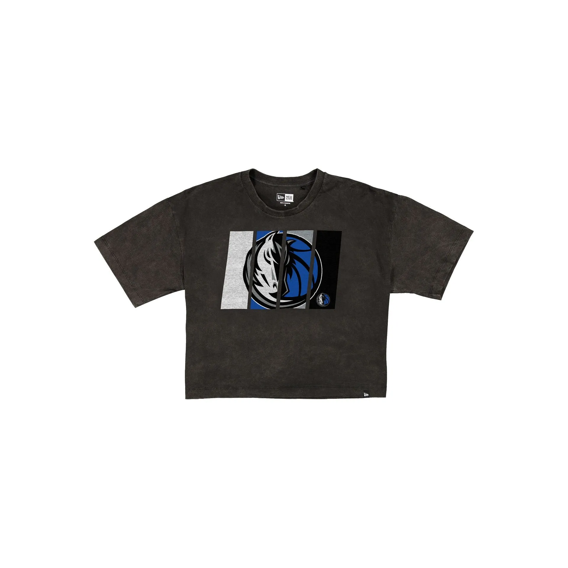 Dallas Mavericks Sport Night Black Cropped Women's T-Shirt sold by New Era