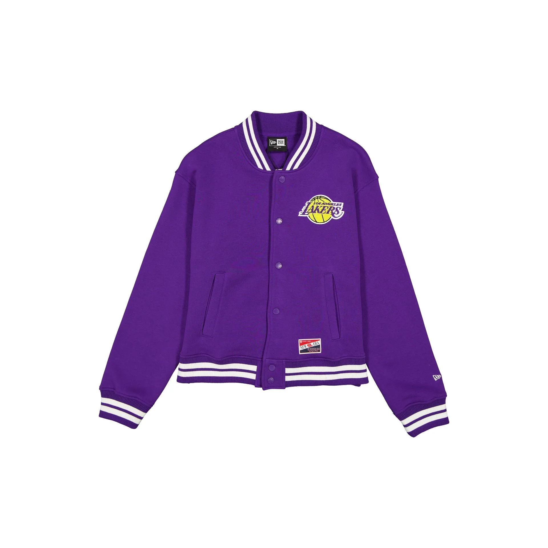 Los Angeles Lakers Throwback Women's Snap Front Jacket sold by New Era