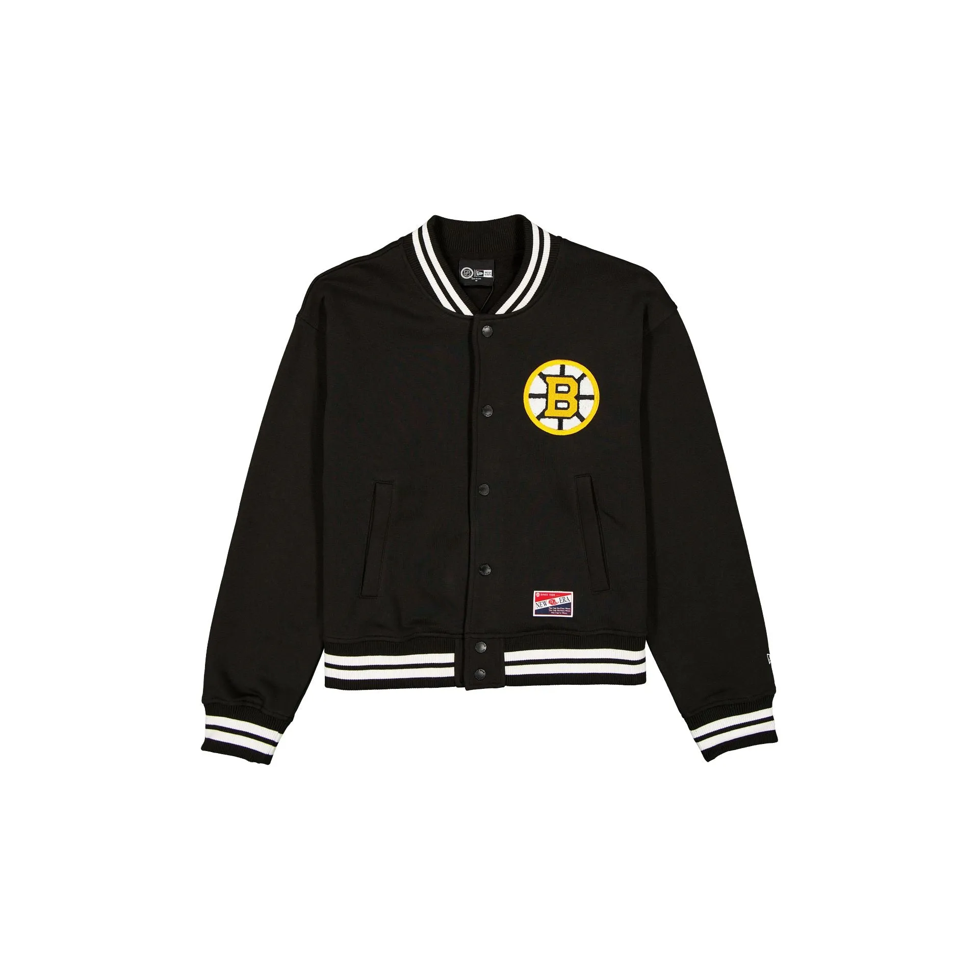 Boston Bruins Throwback Women's Snap Front Jacket sold by New Era
