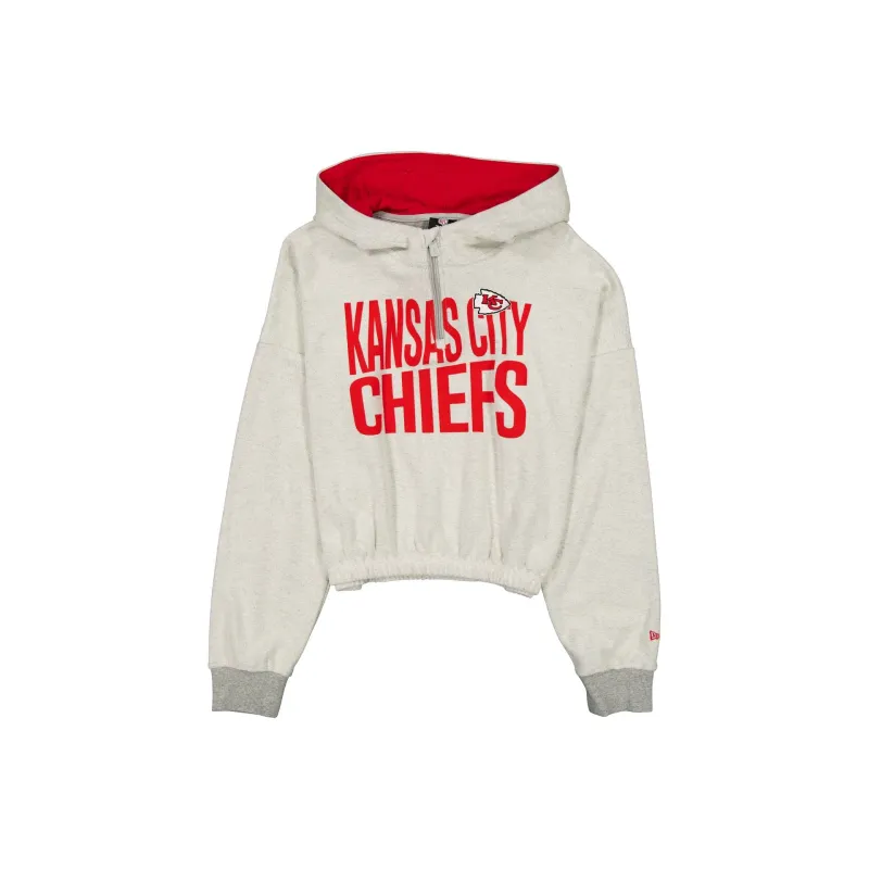 Kansas City Chiefs Sport Night Heather Gray Women's Hoodie sold by New Era