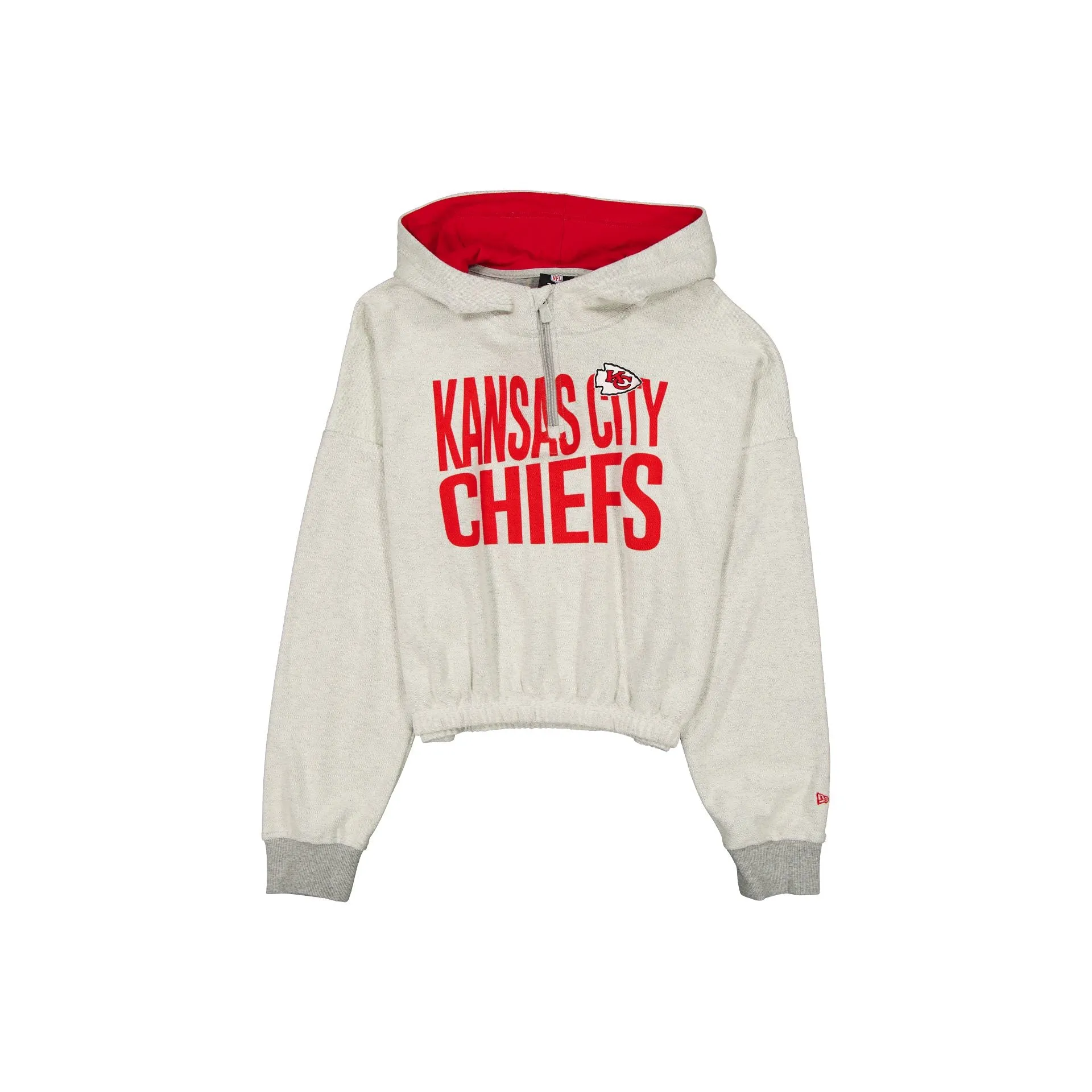 Kansas City Chiefs Sport Night Heather Gray Women's Hoodie sold by New Era