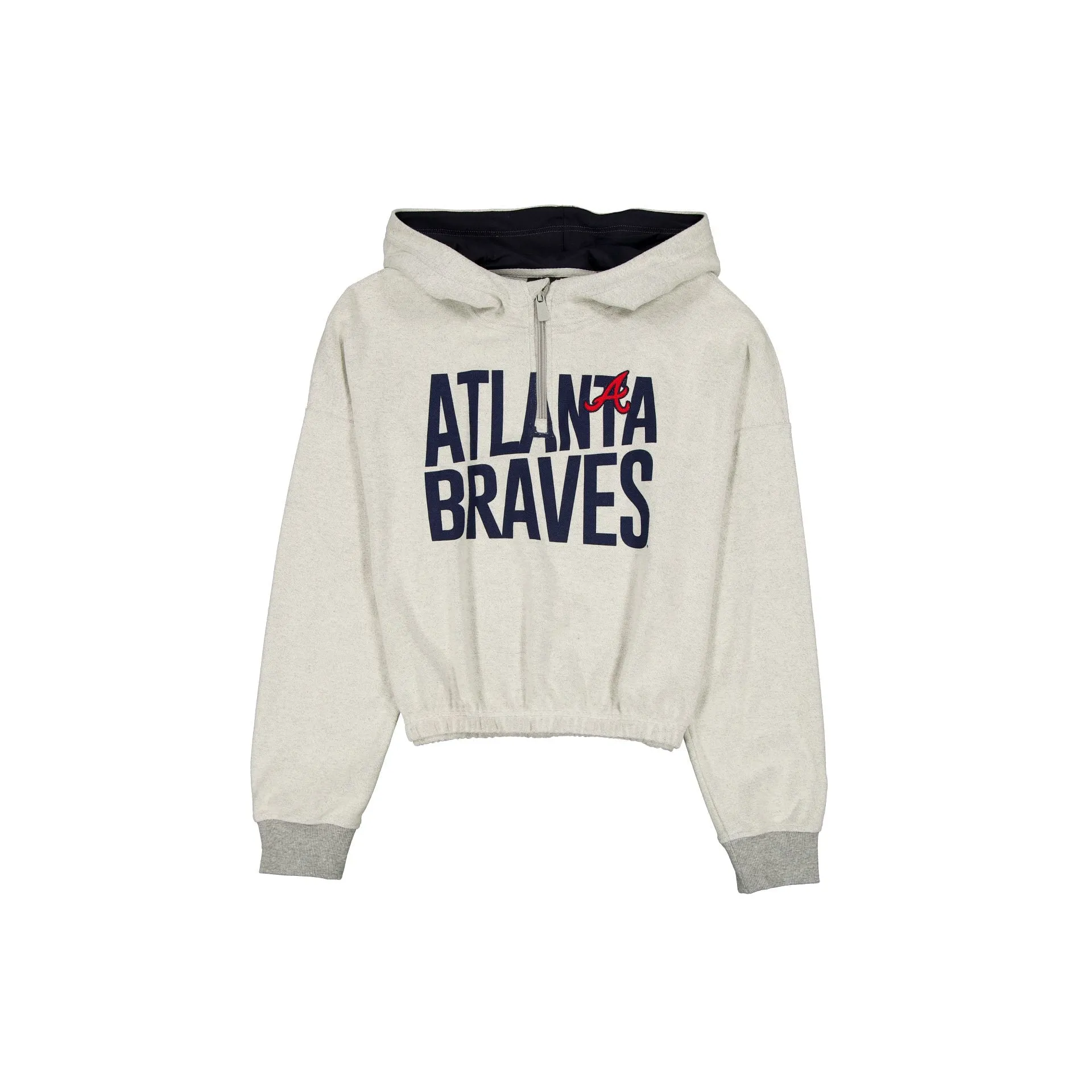 Atlanta Braves Sport Night Heather Gray Women's Hoodie sold by New Era