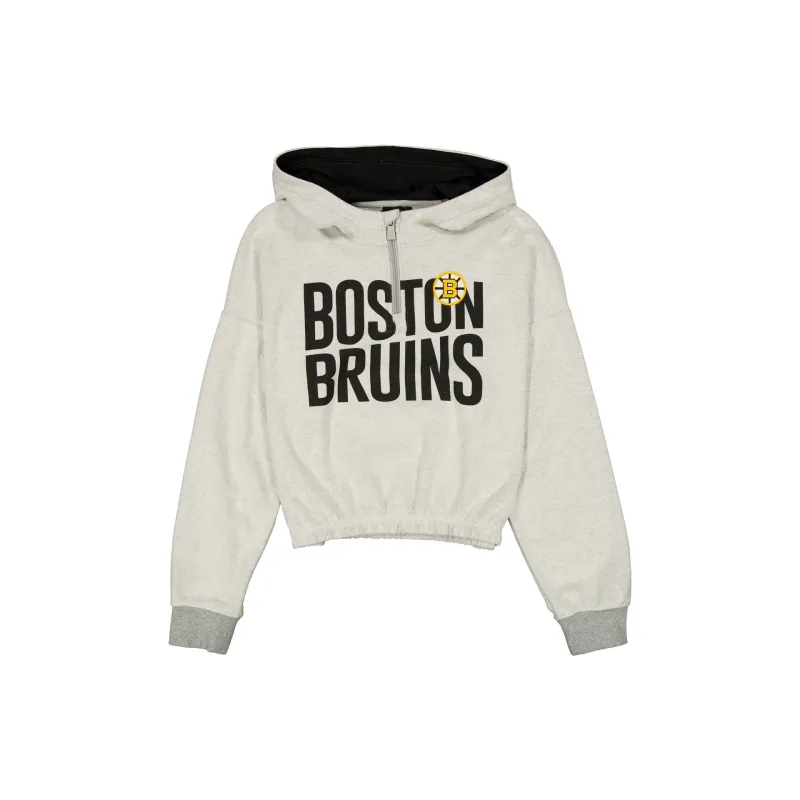 Boston Bruins Sport Night Heather Gray Women's Hoodie sold by New Era