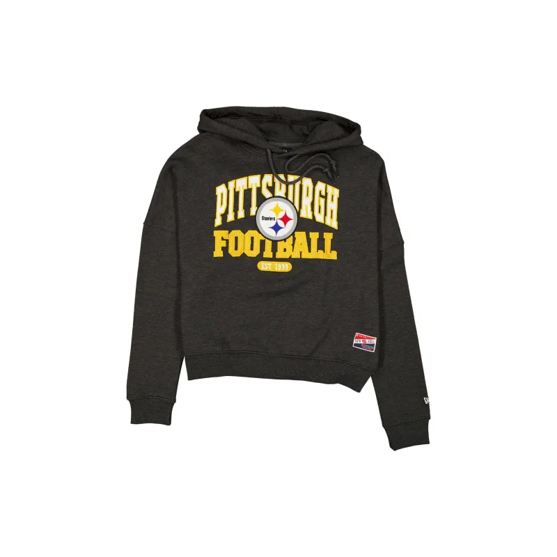 Pittsburgh Steelers Throwback Women's Glitter Hoodie sold by New Era