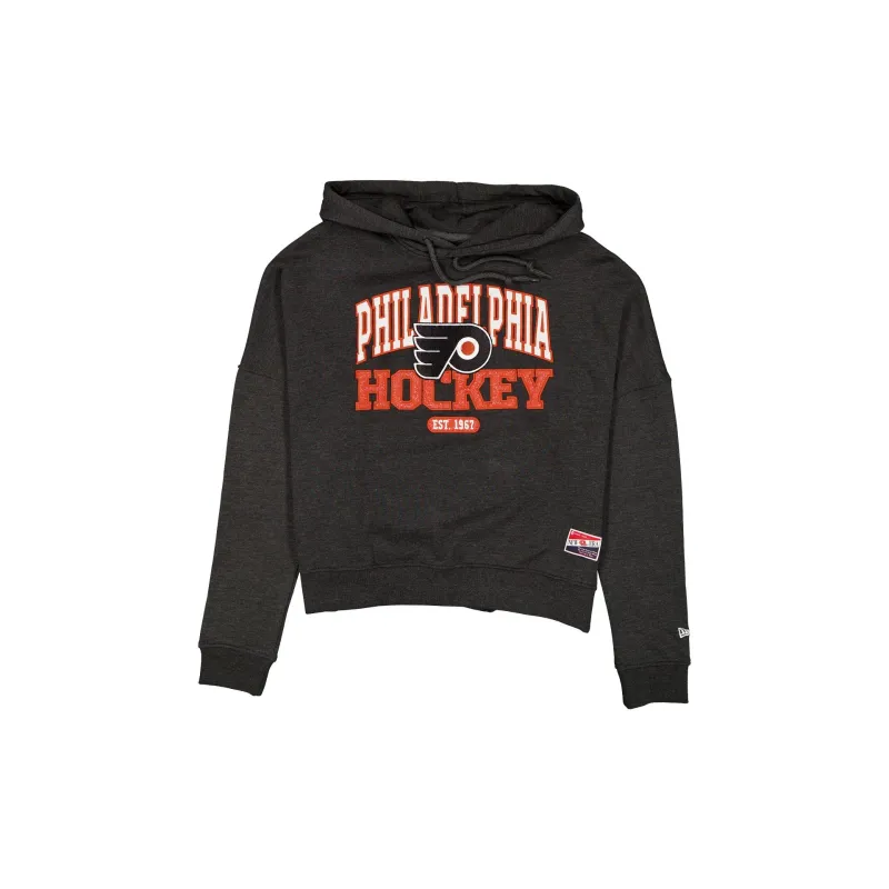 Philadelphia Flyers Throwback Women's Glitter Hoodie sold by New Era