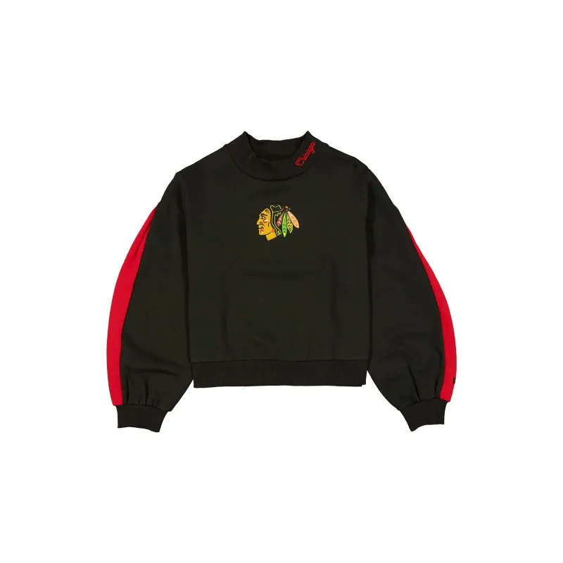 Chicago Blackhawks Sport Night Women's Mockneck sold by New Era