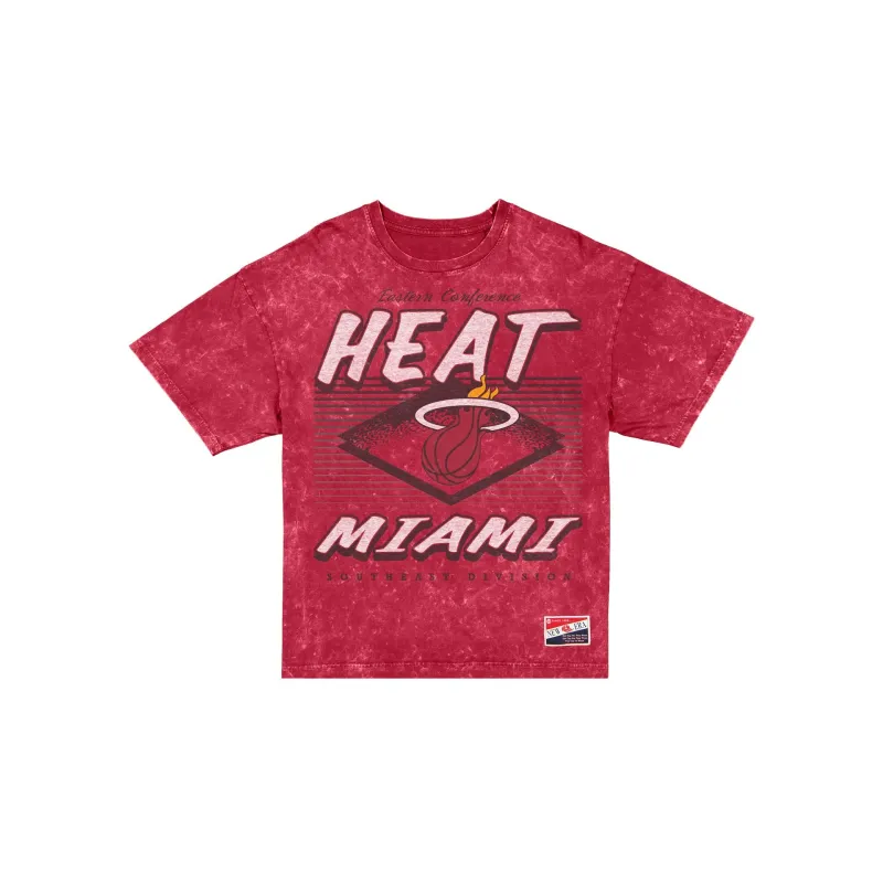 Miami Heat Throwback Classic Women's T-Shirt sold by New Era