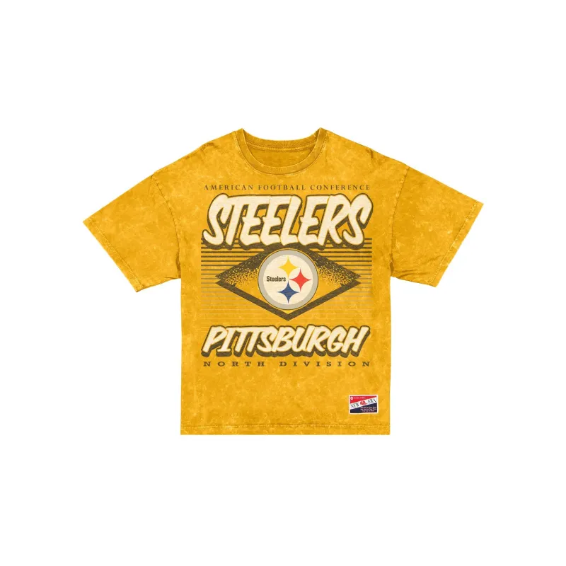 Pittsburgh Steelers Throwback Classic Women's T-Shirt sold by New Era