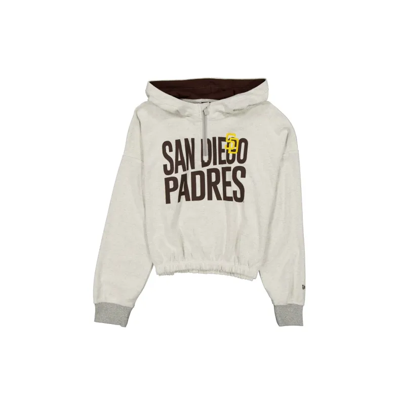 San Diego Padres Sport Night Heather Gray Women's Hoodie sold by New Era