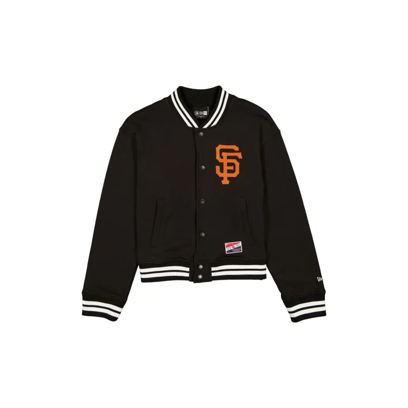 San Francisco Giants Throwback Women's Snap Front Jacket sold by New Era