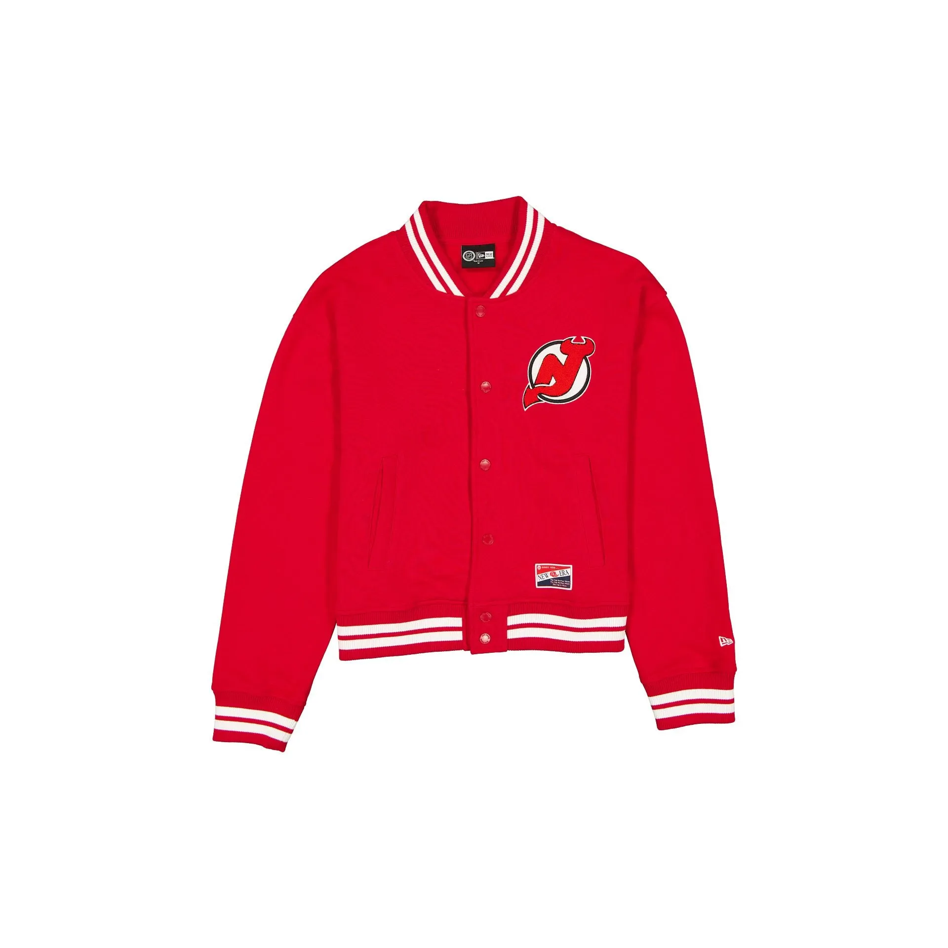 New Jersey Devils Throwback Women's Snap Front Jacket sold by New Era