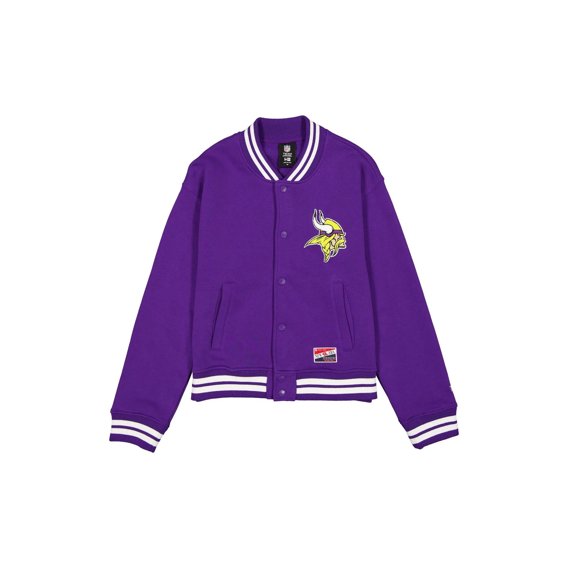 Minnesota Vikings Throwback Women's Snap Front Jacket sold by New Era