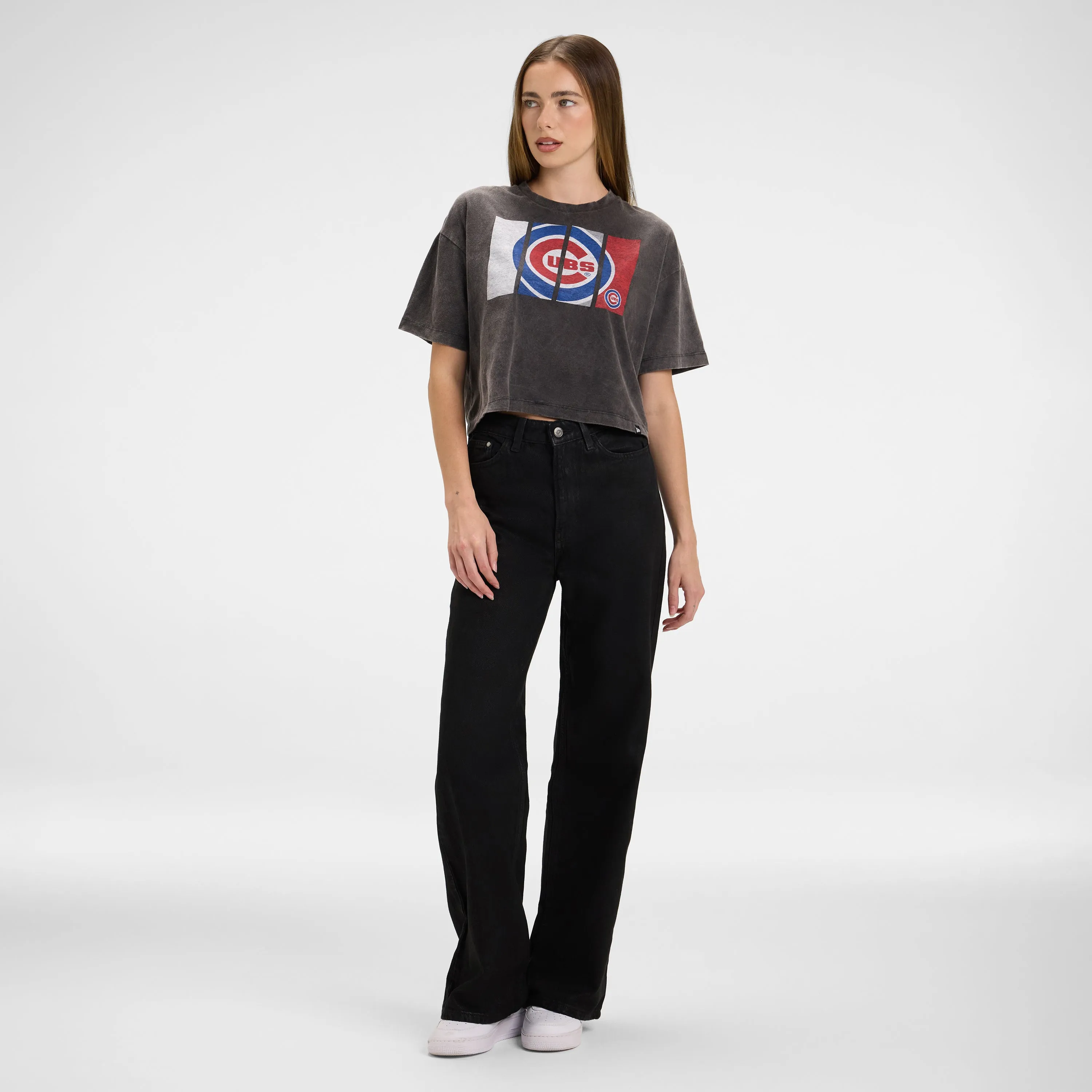 Detroit Red Wings Sport Night Black Cropped Women's T-Shirt sold by New Era product image thumbnail 5