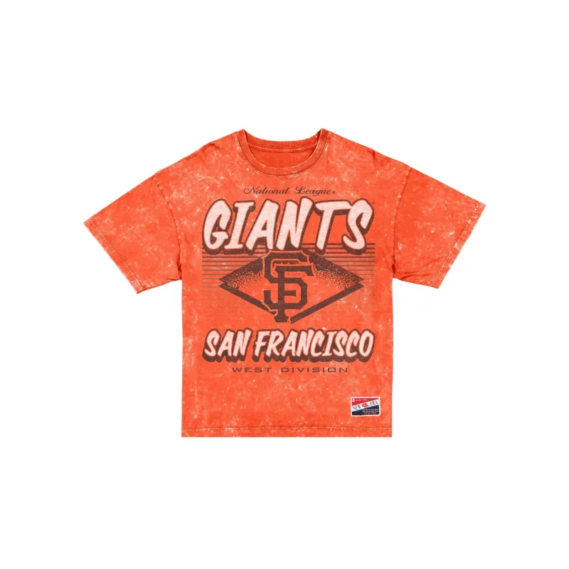 San Francisco Giants Throwback Classic Women's T-Shirt sold by New Era