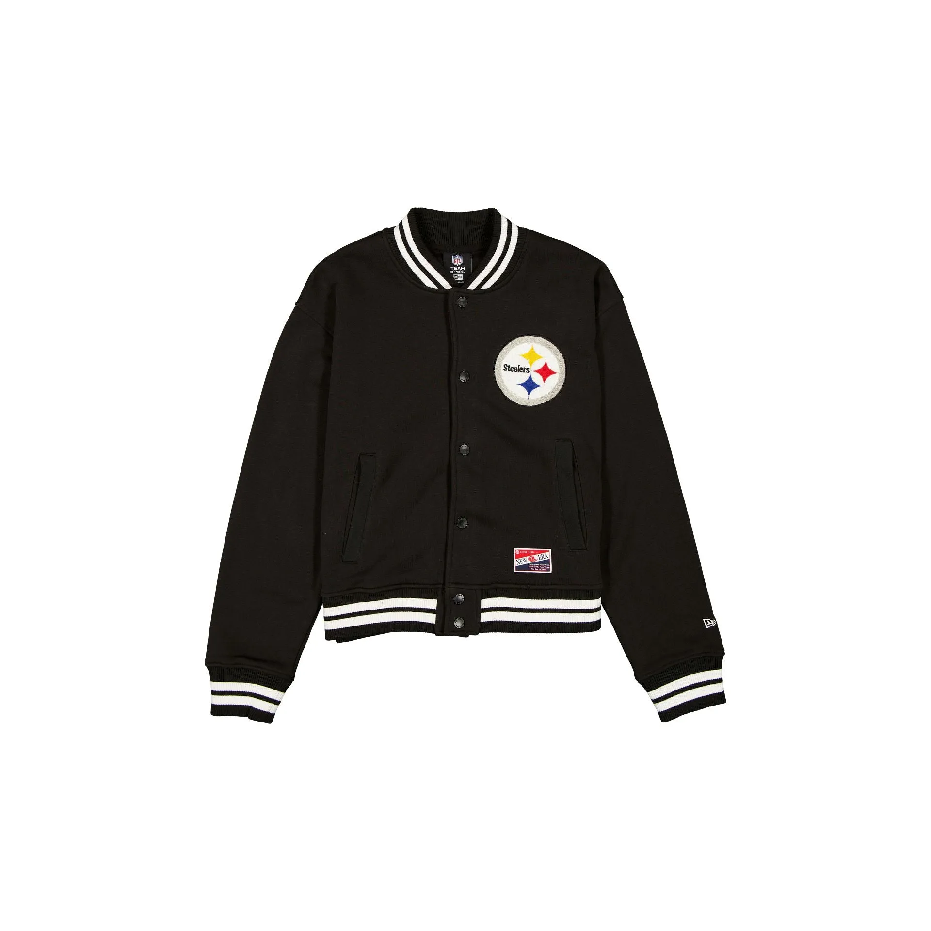 Pittsburgh Steelers Throwback Women's Snap Front Jacket sold by New Era