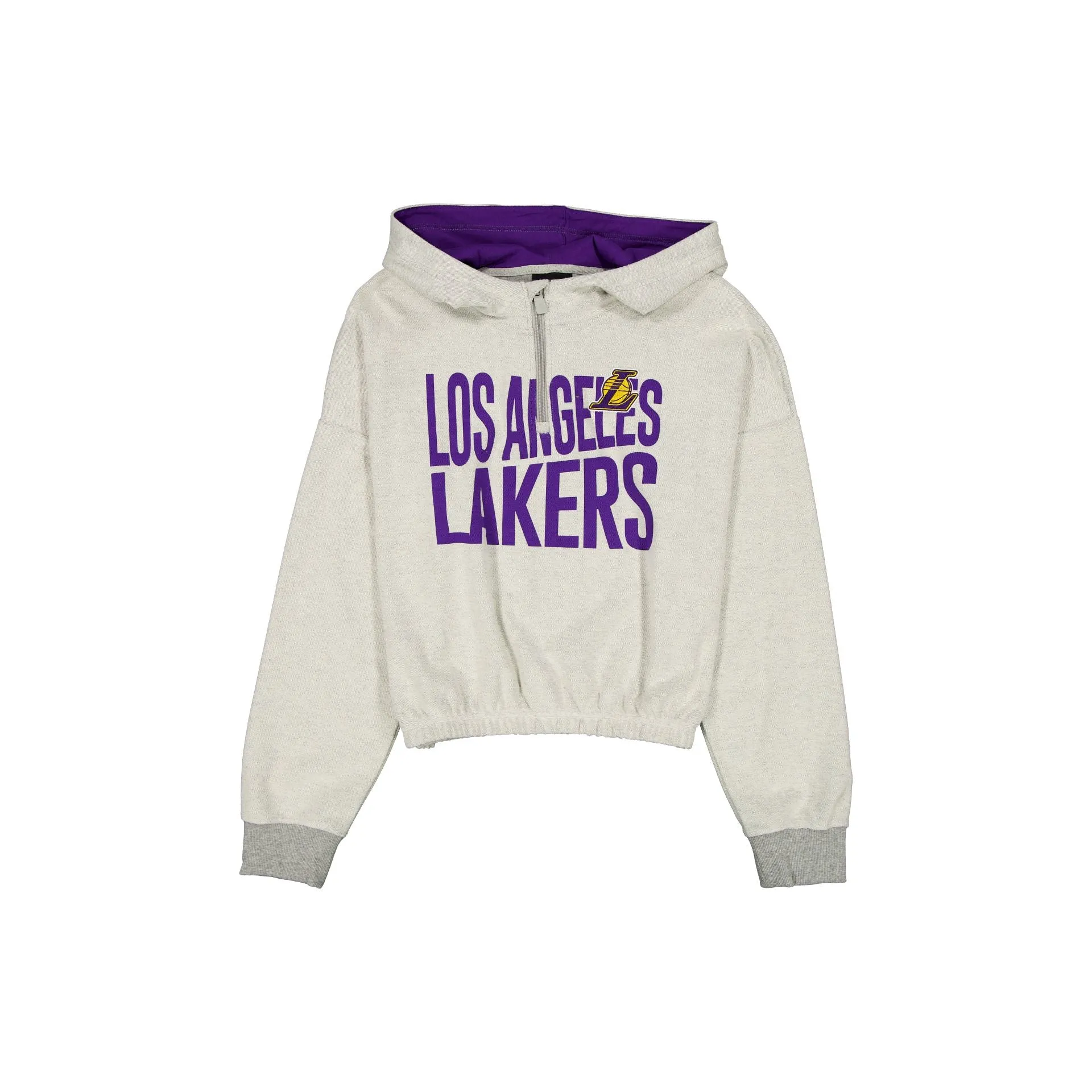 Los Angeles Lakers Sport Night Heather Gray Women's Hoodie sold by New Era