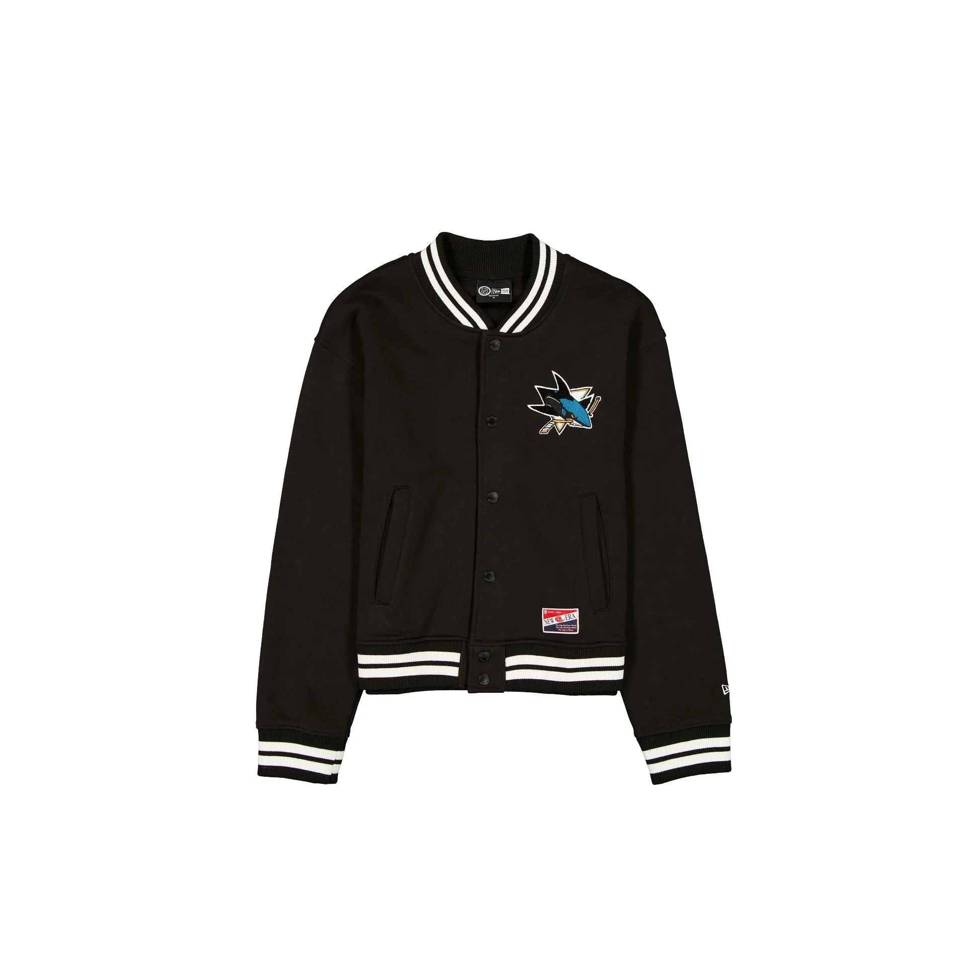 San Jose Sharks Throwback Women's Snap Front Jacket sold by New Era