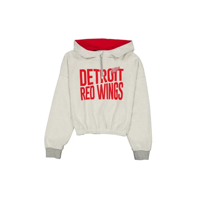 Detroit Red Wings Sport Night Heather Gray Women's Hoodie sold by New Era