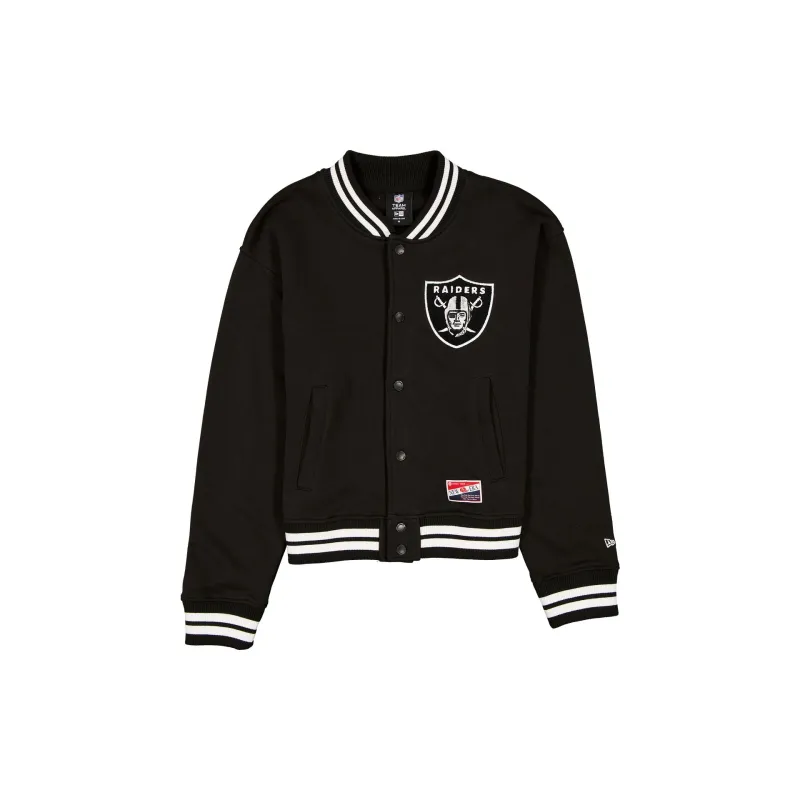 Las Vegas Raiders Throwback Women's Snap Front Jacket sold by New Era