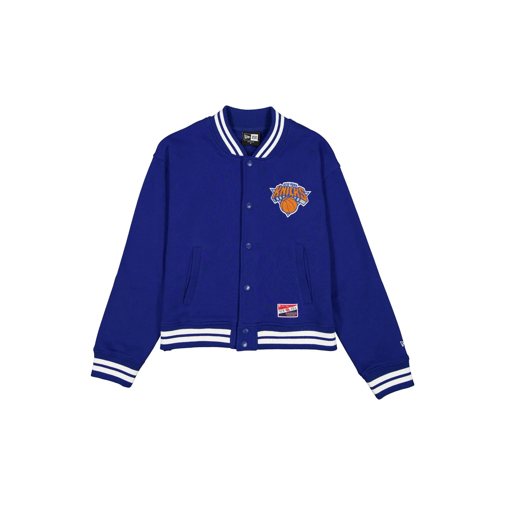 New York Knicks Throwback Women's Snap Front Jacket sold by New Era