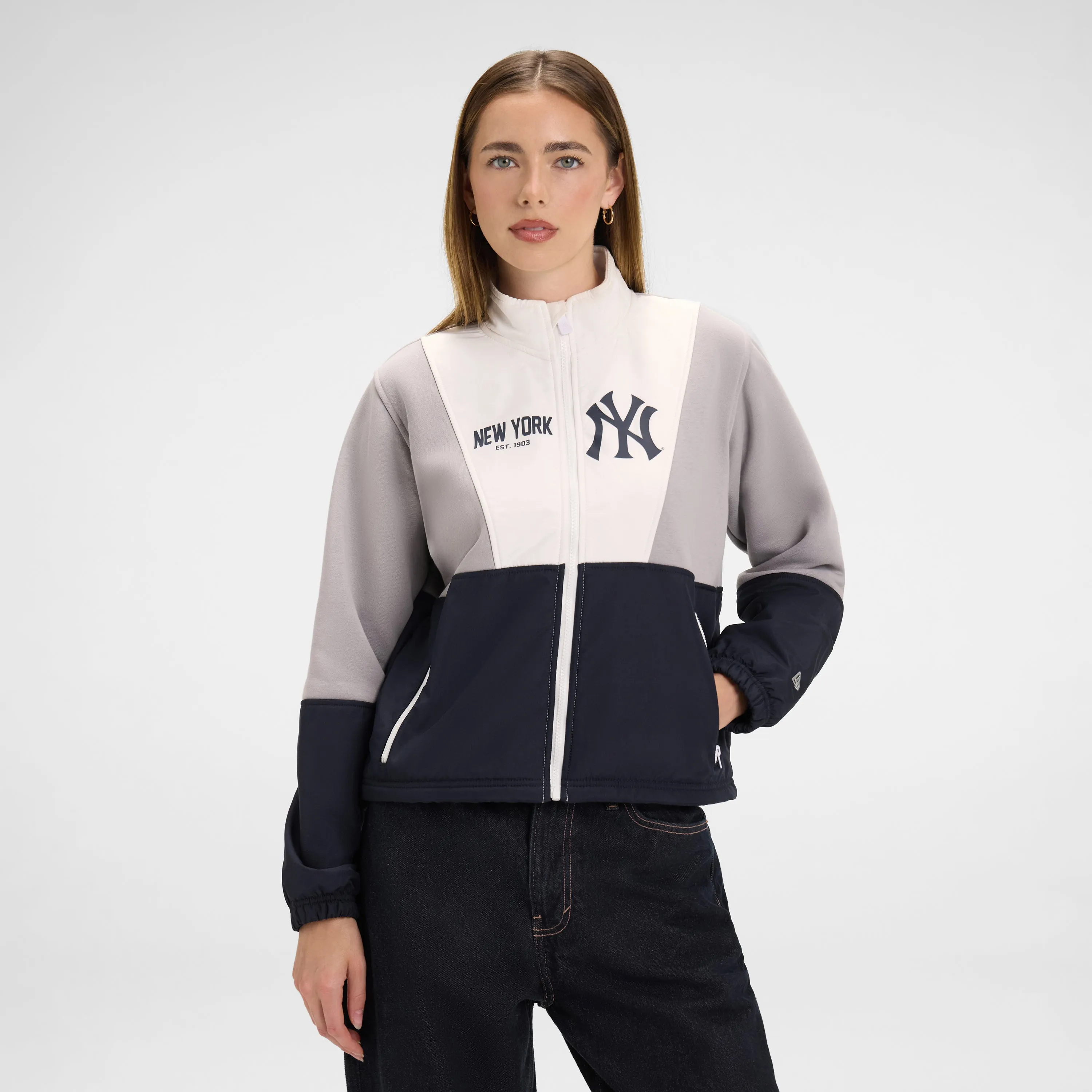 Philadelphia Flyers Leisure Women's Full-Zip Sweatshirt sold by New Era product image thumbnail 2