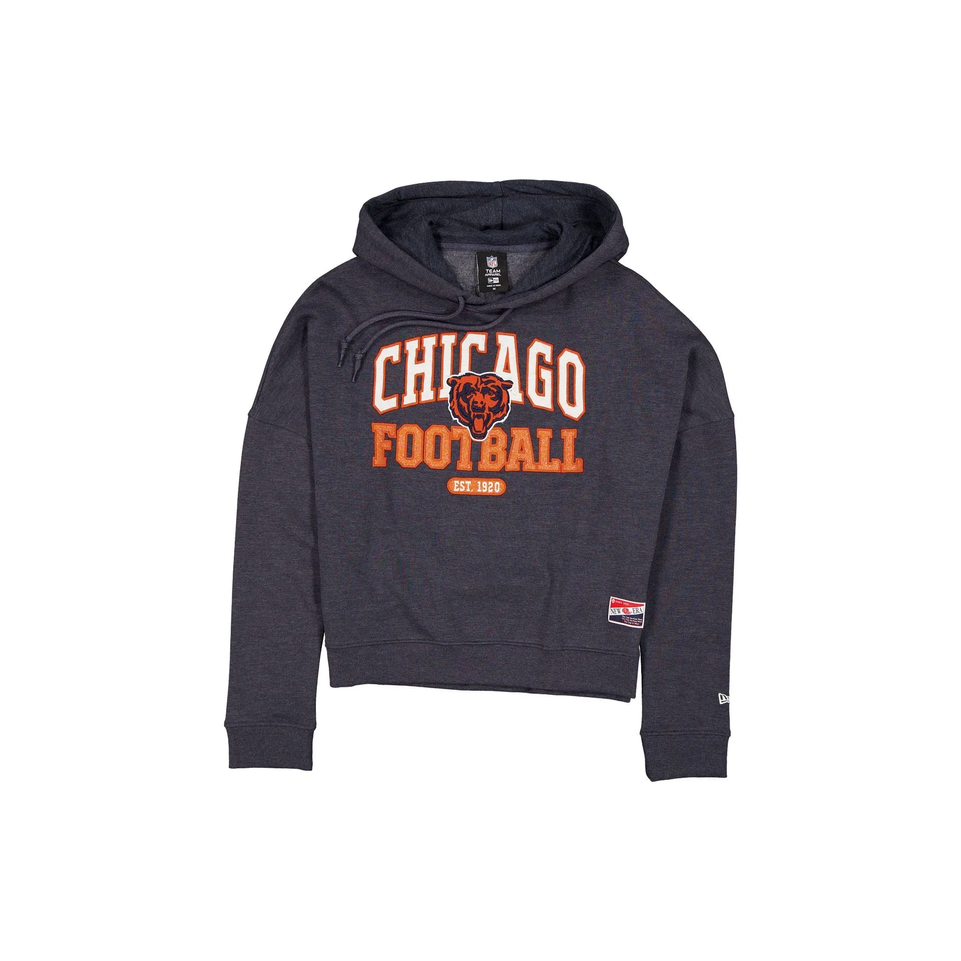 Chicago Bears Throwback Women's Glitter Hoodie sold by New Era