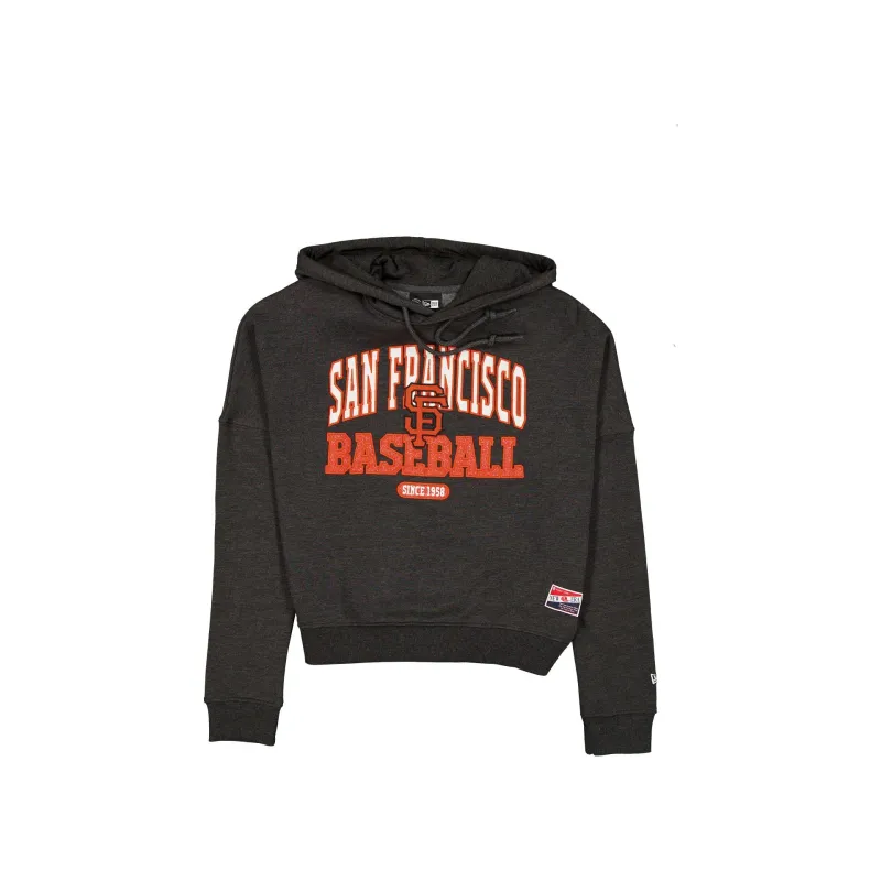 San Francisco Giants Throwback Women's Glitter Hoodie sold by New Era