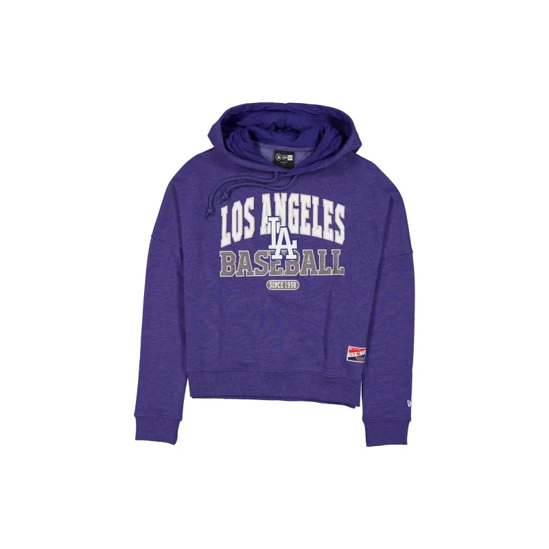 Los Angeles Dodgers Throwback Women's Glitter Hoodie sold by New Era