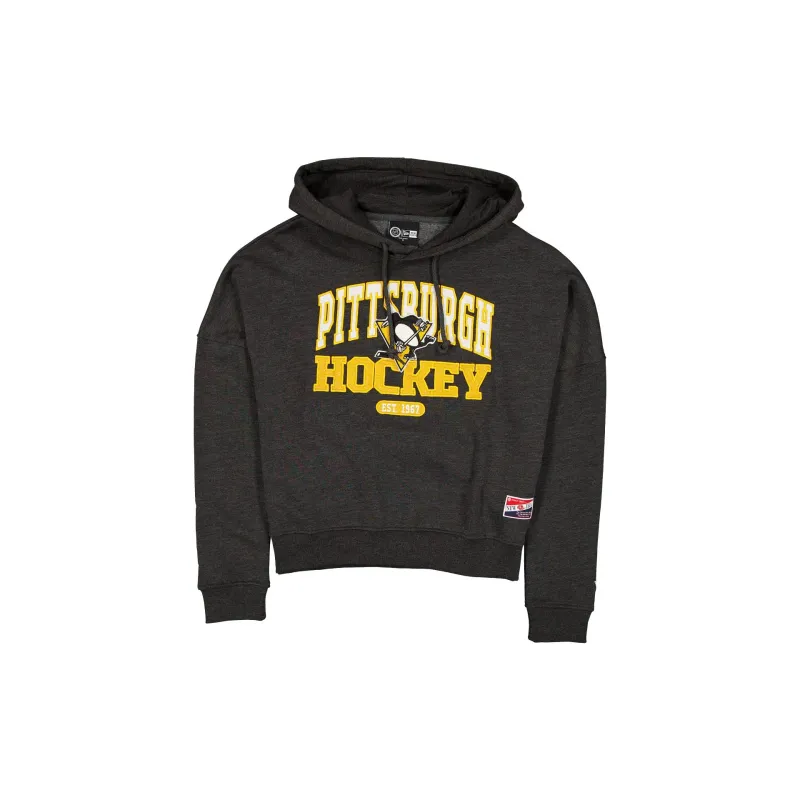 Pittsburgh Penguins Throwback Women's Glitter Hoodie sold by New Era