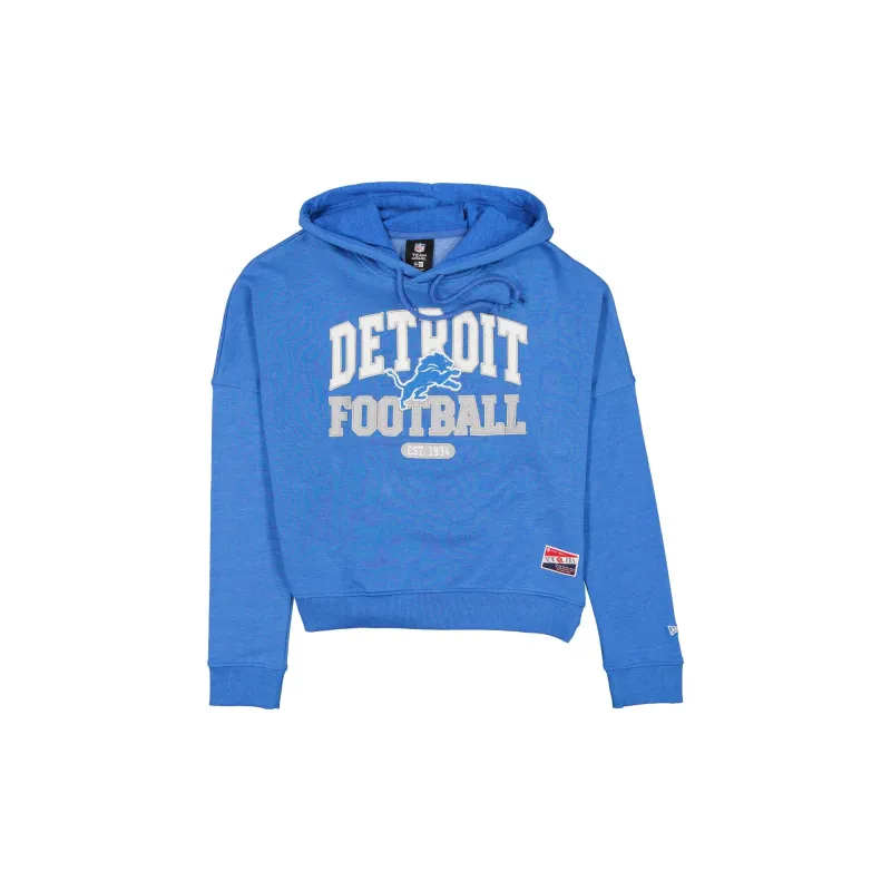 Detroit Lions Throwback Women's Glitter Hoodie sold by New Era