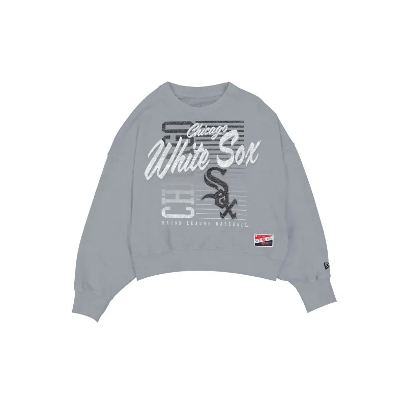 Chicago White Sox Throwback Women's Washed Crewneck sold by New Era