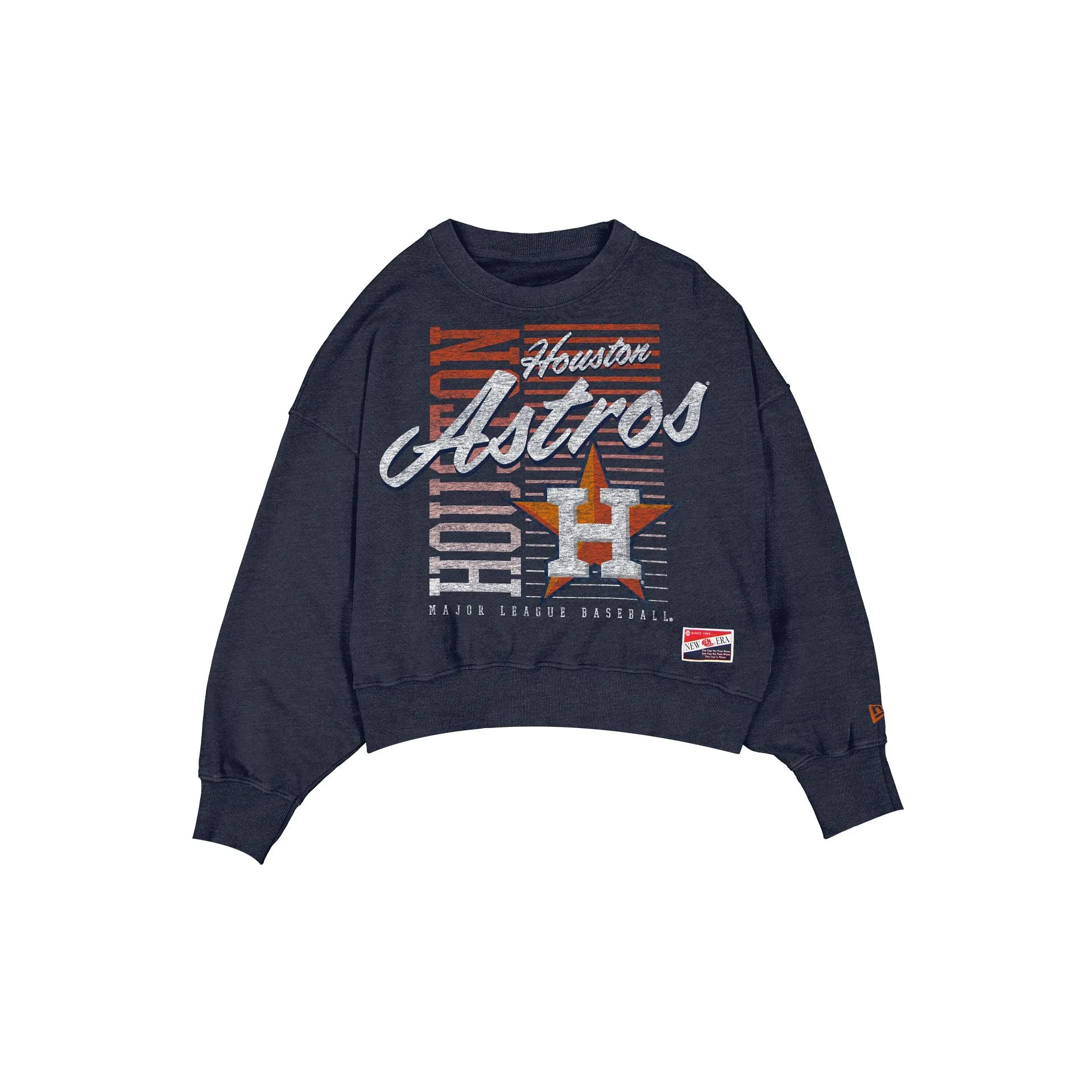 Houston Astros Throwback Women's Washed Crewneck sold by New Era