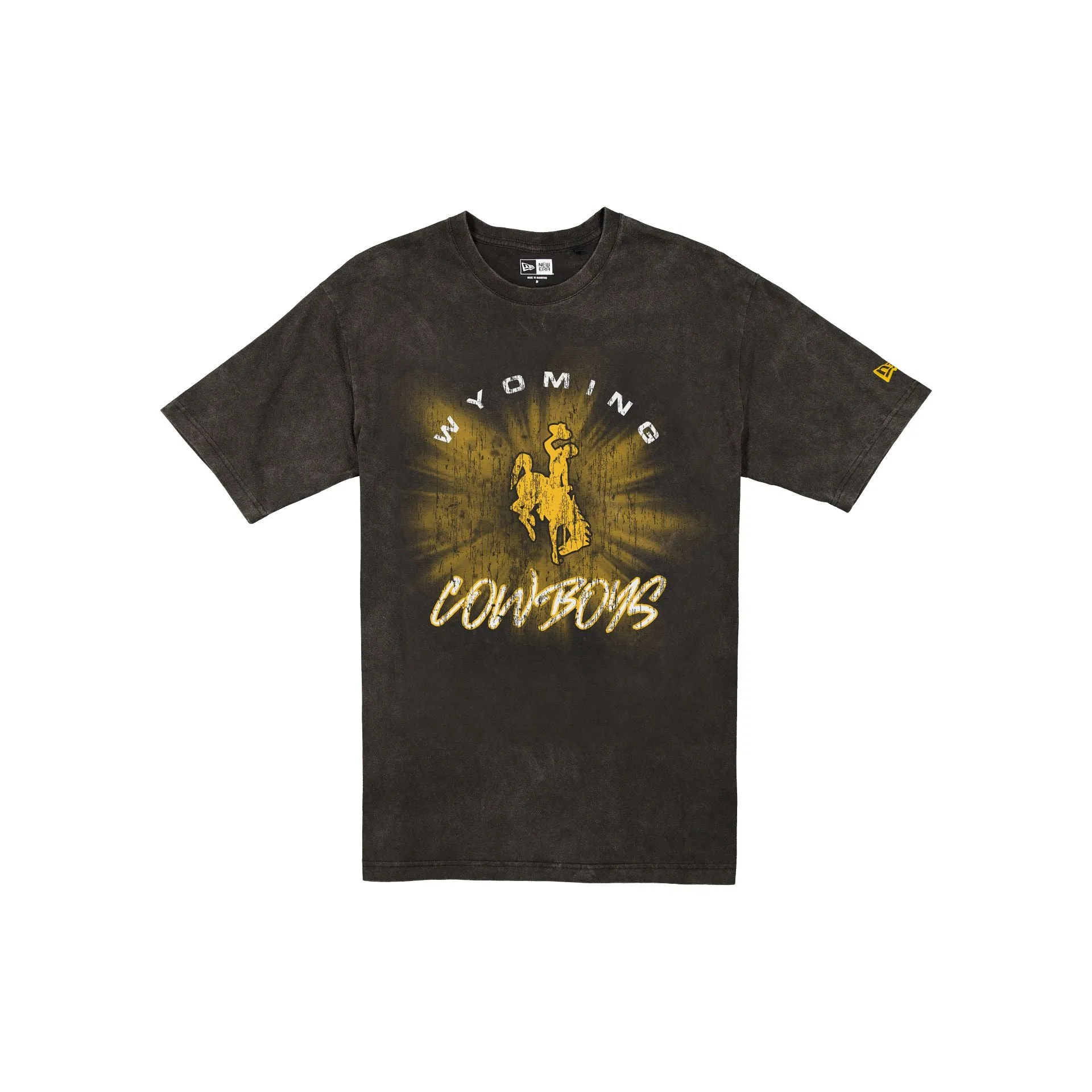 Wyoming Cowboys Sport Night Black T-Shirt sold by New Era